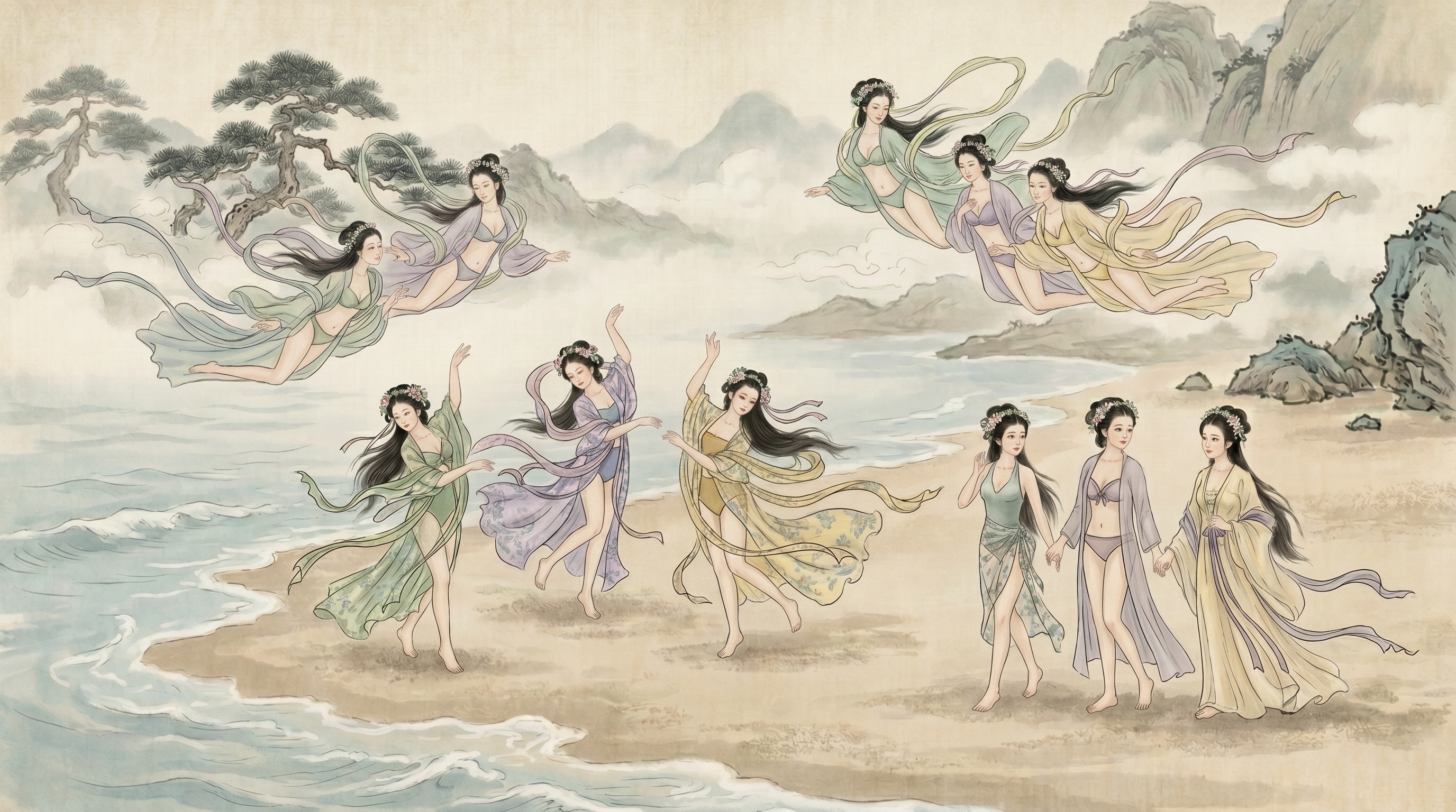 Girl Dancing Painting