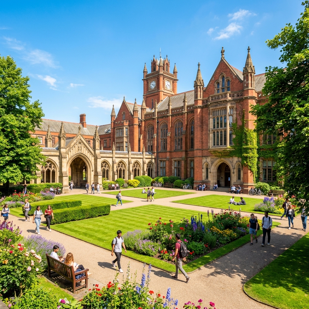 University of Manchester Summer Old Quadrangle